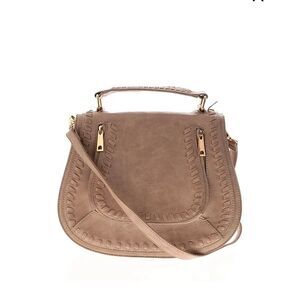 URBAN EXPRESSIONS Women’s Beige Faux Leather Crossbody Bag